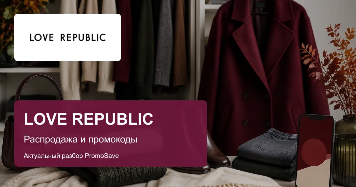 LOVE REPUBLIC: распродажа и промокоды