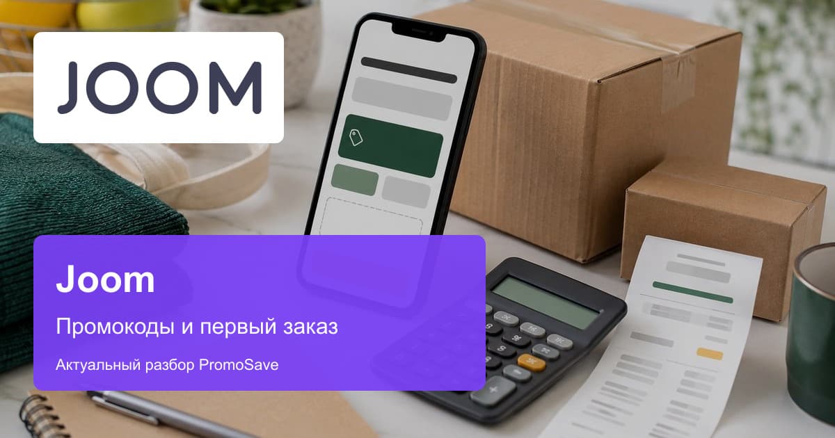 Joom: промокоды и первый заказ